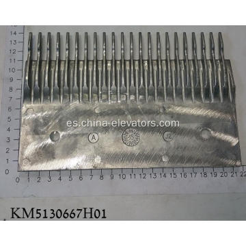 KM5130667H01 peine de aluminio para escaleras mecánicas kone
